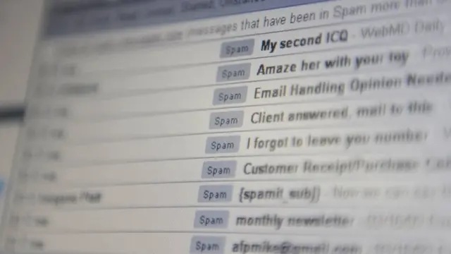 Spam у поштовій скринці