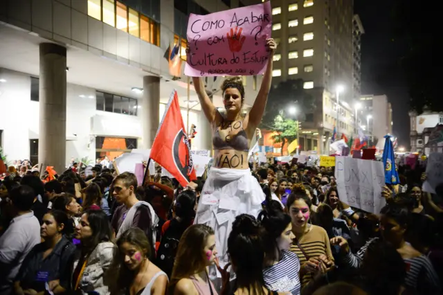 Protesto das mulheres