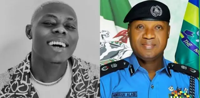 Aworan Mohbad ati Kọmisana ileeṣẹ ọlọpaa ipinlẹ Eko