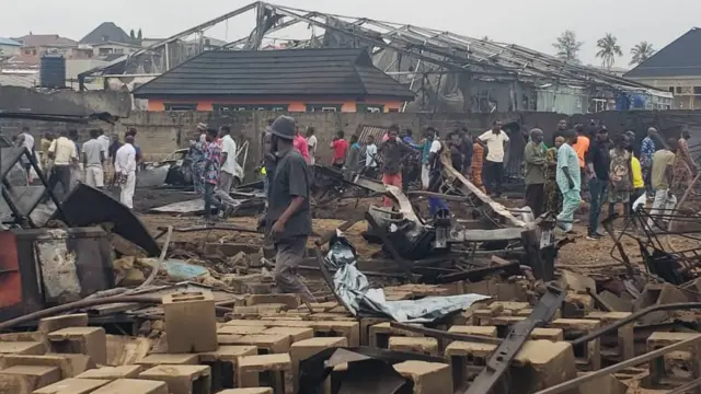 Gas explosion in Lagos