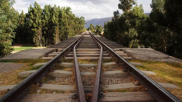 Vía de ferrocarril