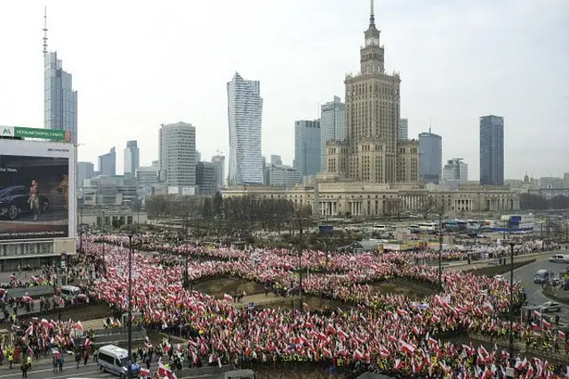 протест фермерів у Варшаві