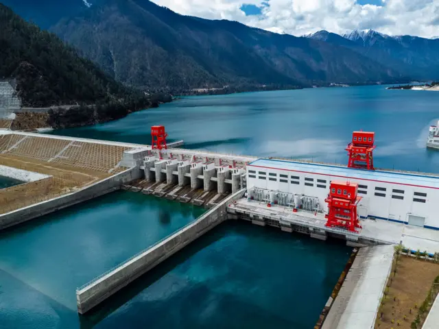 Una hidroeléctrica en China