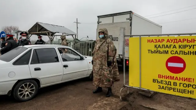 Въезд в Алматы