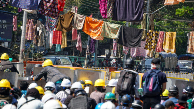 Янгон протесты