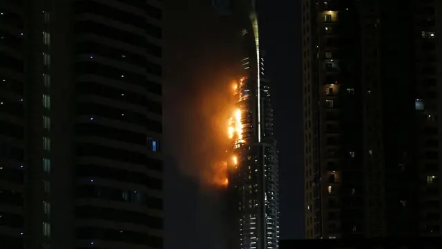 Пожар в Address Downtown, Дубаи