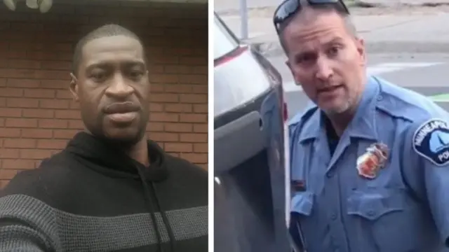 George Floyd ati Derek Chauvin