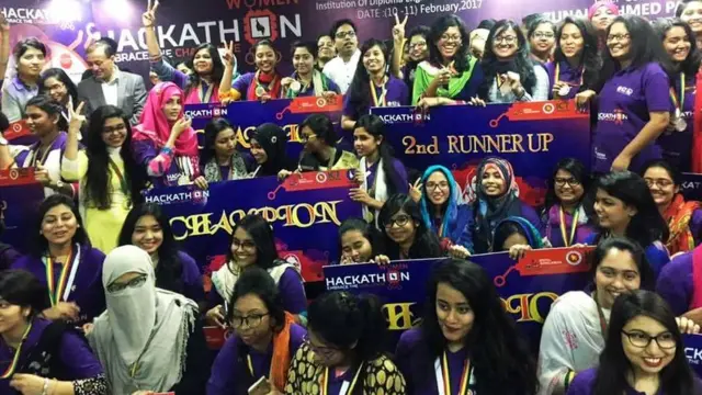 কিছু দিন আগে ঢাকায় হয়েছিল উইমেন হ্যাকাথন