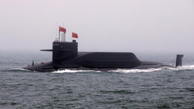 首次亮相的中国核潜艇长征11号