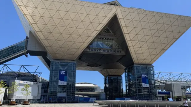 The media centre in Tokyo