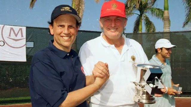 Michael Milken y Donald Trump
