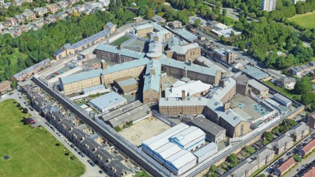 BBC    131000790 Wandsworth Prison Aerial 