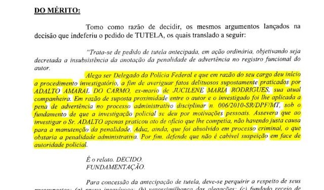 Sentença judicial relativa a Marcelo Augusto Xavier da Silva