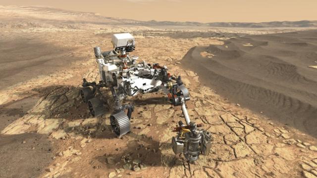 Vehículo explorador de la misión Marte 2020