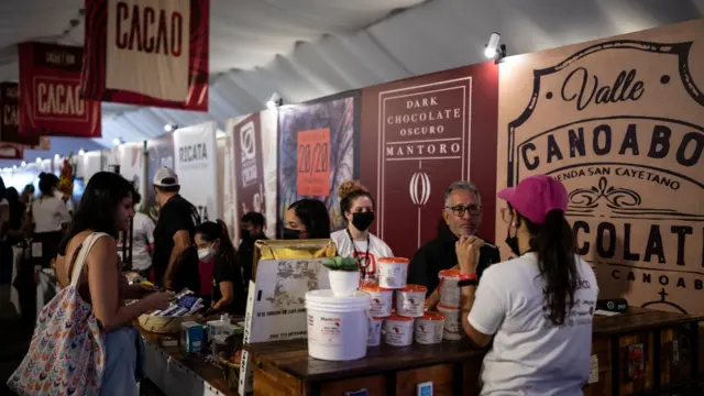 Vendedores de cacao en Venezuela