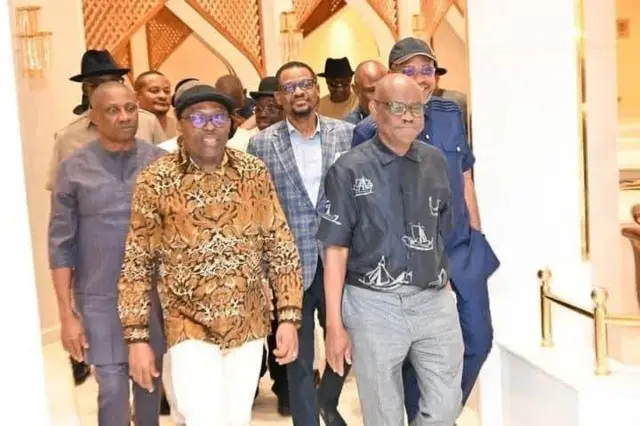 Gov. Fuabara and Wike and odas for dia back