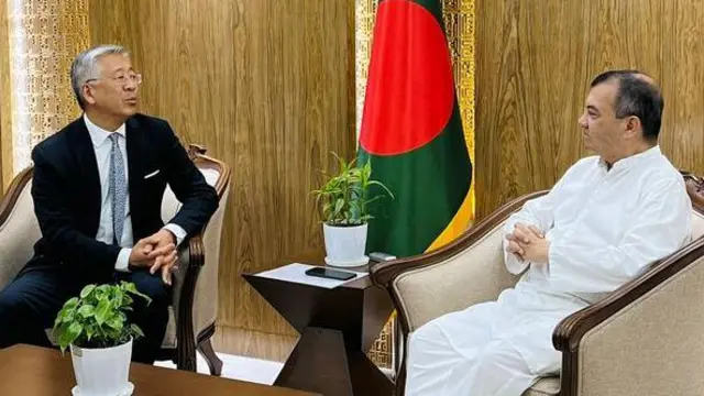 বুধবার সকালে পরিবেশ, বন ও জলবায়ু পরিবর্তনমন্ত্রীর সঙ্গে সচিবালয়ে বৈঠক করেন মার্কিন সহকারী পররাষ্ট্রমন্ত্রী ডোনাল্ড লু