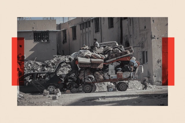 Қаттиқ шикастланган маҳалла - фаластинликлар вайроналар орасида ўз ҳаётларини қайта тиклашга қийналаяптилар