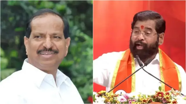 गणेश नाईक आणि एकनाथ शिंदे