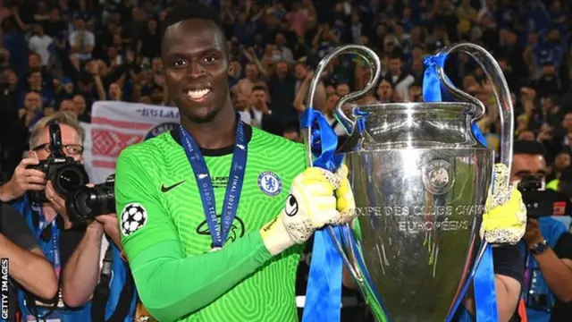 Ochee goolu otu Chelsea bụ Edouard Mendy ebe o bu iko asọmpị Champions League
