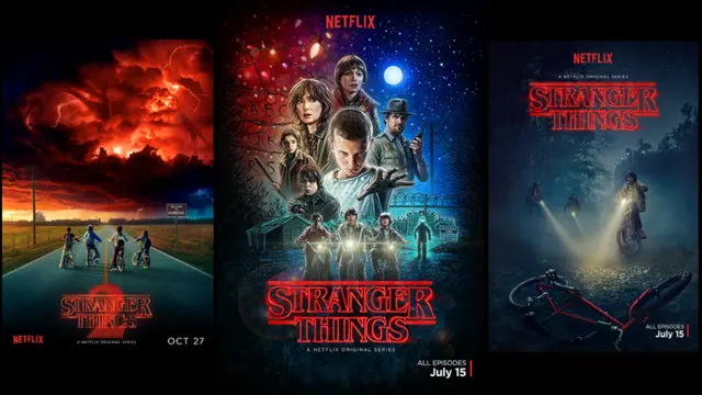 Affiches promotionnelles de Stranger Things