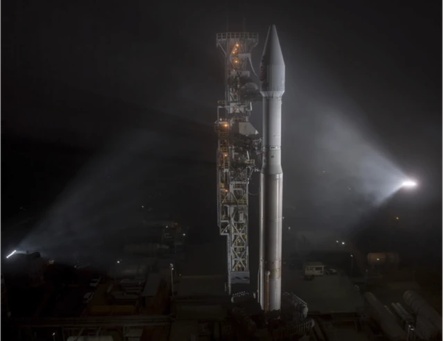 Raketa na lansirnoj rampi