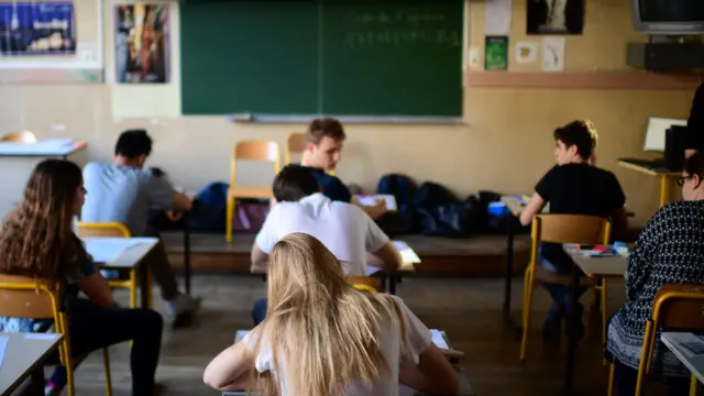 Sala da aula francesa