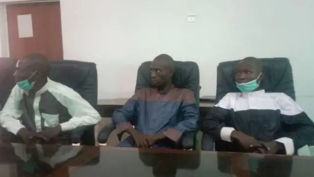 Some of di students wey dem free