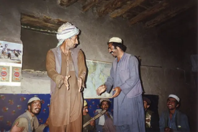 Members of the Mujahideen in Afghanistan in 1988