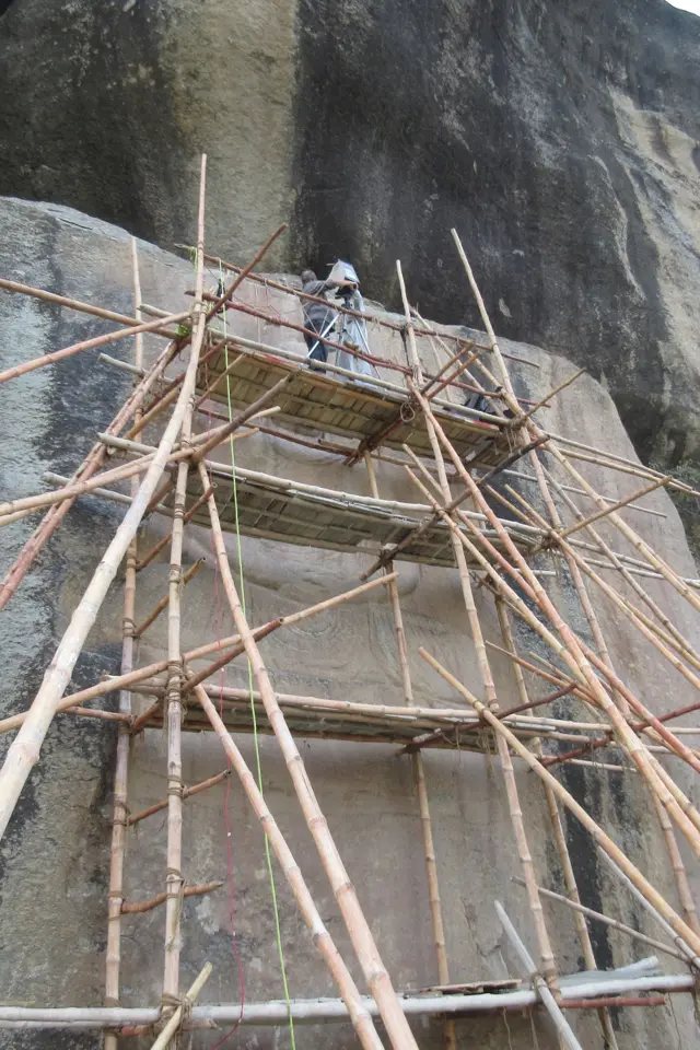 पाकिस्तान के स्वात में गौतम बुद्ध की प्रतिमा