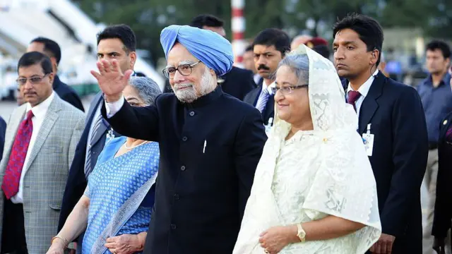 শেখ হাসিনা এবং মনমোহন সিং