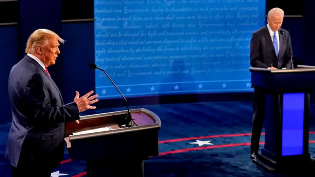 Joe Biden and Donald Trump debate