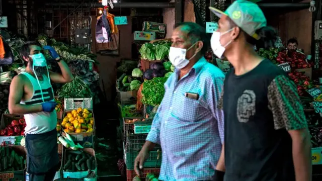 Mercado de alimentos en Chile.