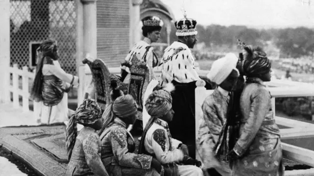 दिल्ली दरबार का एक दृश्य