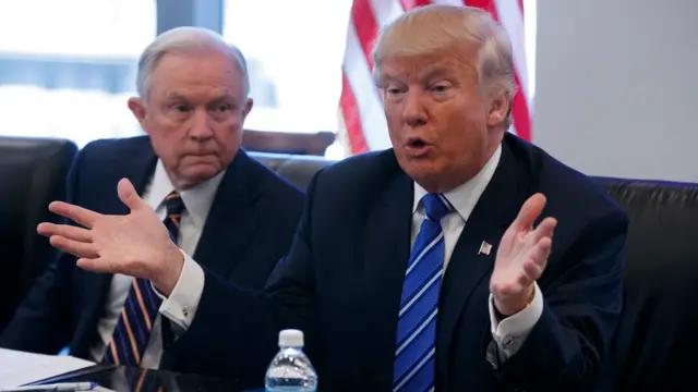 Jeff Sessions , Trump ile