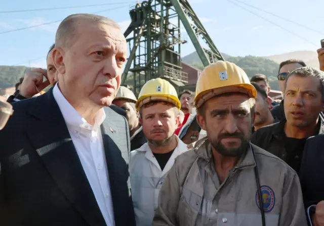 erdoğan maden tesisinde