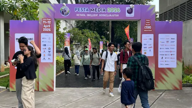 Pesta Media 2026 di Taman Ismail Marzuki, Jakarta yang diselenggarakan Aliansi Jurnalis Independen (AJI)