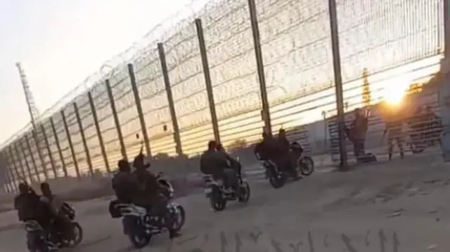 Wanamgambo walivunja kizuizi cha Kerem Shalom kwa kuwashinda walinzi na kukata uzio huo