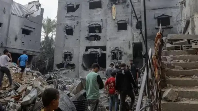 Sehemu ya uharibifu huko Gaza