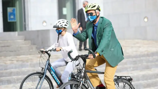 Belçika Kralı Philippe ve Belçika Kraliçesi Mathilde