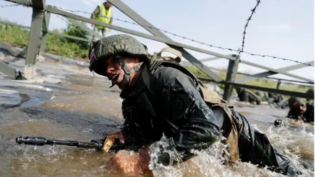 Marines venezolanos en Rusia