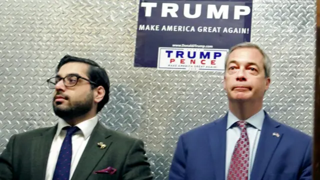 Raheem Kassam y Nigel Farage