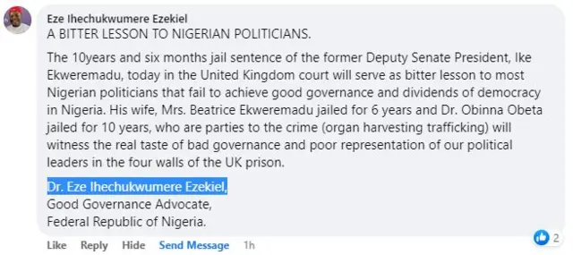 Ozi Dr. Eze Ihechukwumere Ezekiel