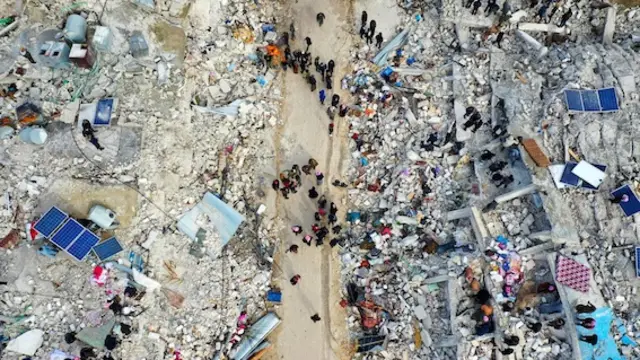 Les bâtiments du nord de la Syrie et du sud-est de la Turquie n'ont pas été en mesure de résister aux deux puissants séismes.