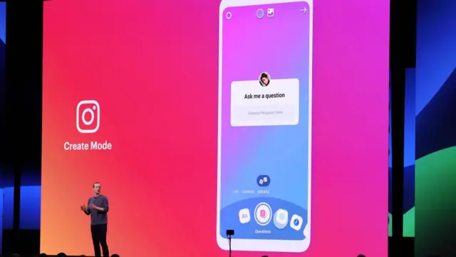 Mark Zuckerberg en la conferencia de desarrolladores de Facebook.