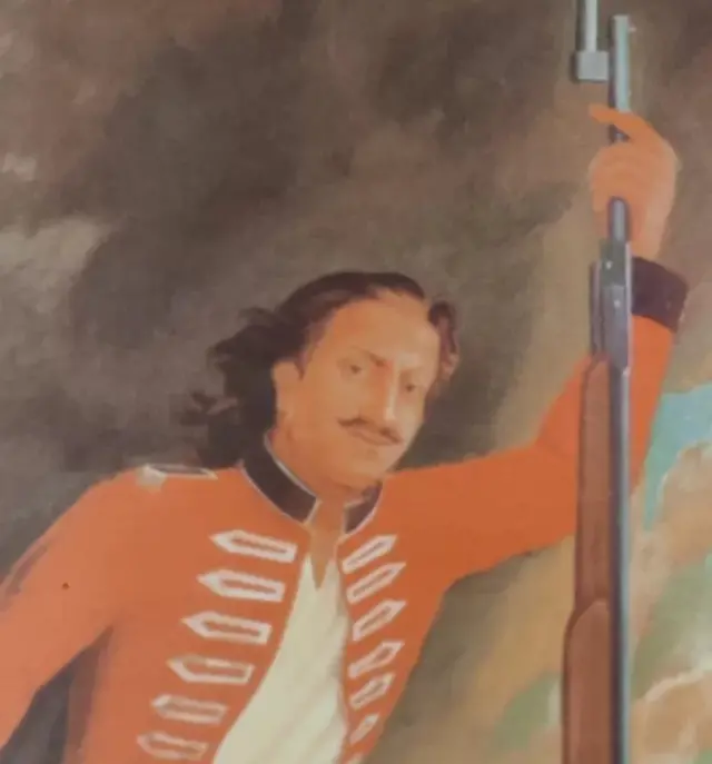 منگل پانڈے کی ایک تصویر