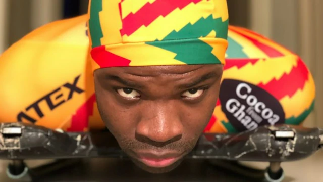 Akwasi Frimpong : rencontrez l'athlète ghanéen de skeleton olympique