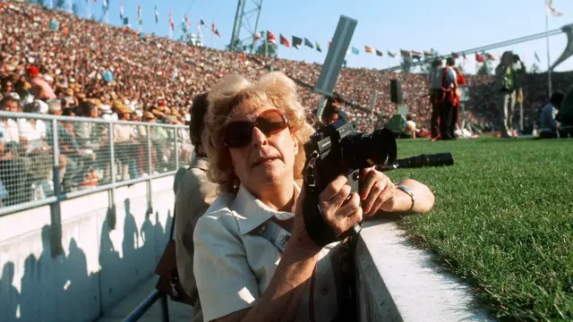 Рифеншталь на Олимпиаде 1972 г. в Мюнхене