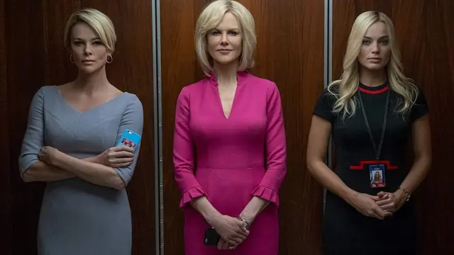 Las actrices Charlize Theron, Nicole Kidman y Margot Robbie interpretaron a personalidades televisivas como Megyn Kelly en el filme "Bombshell".