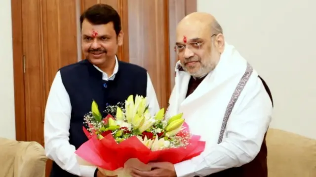 अमित शाह, देवेंद्र फडणवीस, उद्धव ठाकरे, शिवसेना, भाजप, मुंबई महापालिका